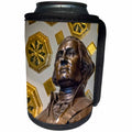 3dRose Boehm Graphics Travel - President George Washington Statue in Alexandria Virginia - Can Cooler Bottle Wrap (cc_256704)