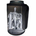 3dRose Boehm Graphics Travel - President Lincoln Memorial in Washington DC - Can Cooler Bottle Wrap (cc_256708)