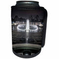 3dRose Boehm Graphics Travel - World War 2 Memorial at Night in Washington DC - Can Cooler Bottle Wrap (cc_256710)