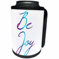 3dRose Patricia Sanders Inspirations - Inspirations Be Joy - Can Cooler Bottle Wrap (cc_25672)
