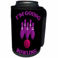 3dRose Sven Herkenrath Sport - Im Going Bowling Sport Hobby Game - Can Cooler Bottle Wrap (cc_256775)