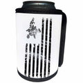 3dRose Carsten Reisinger - Illustrations - American Flag cool ATV Four Wheeler Quad Bike - Can Cooler Bottle Wrap (cc_256786)