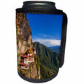 3dRose Danita Delimont - Temples - Tigers Nest, Goempa monastery hanging in the cliffs, Bhutan - Can Cooler Bottle Wrap (cc_257053)