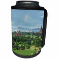 3dRose Danita Delimont - Temples - Myanmar, Bagan. Stupas, temples, dot the plains of Bagan. - Can Cooler Bottle Wrap (cc_257057)