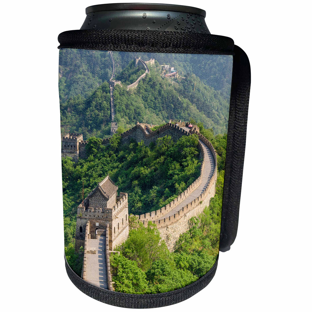 3dRose Danita Delimont - China - The original Mutianyu section, Great Wall, Beijing, China. - Can Cooler Bottle Wrap (cc_257062)