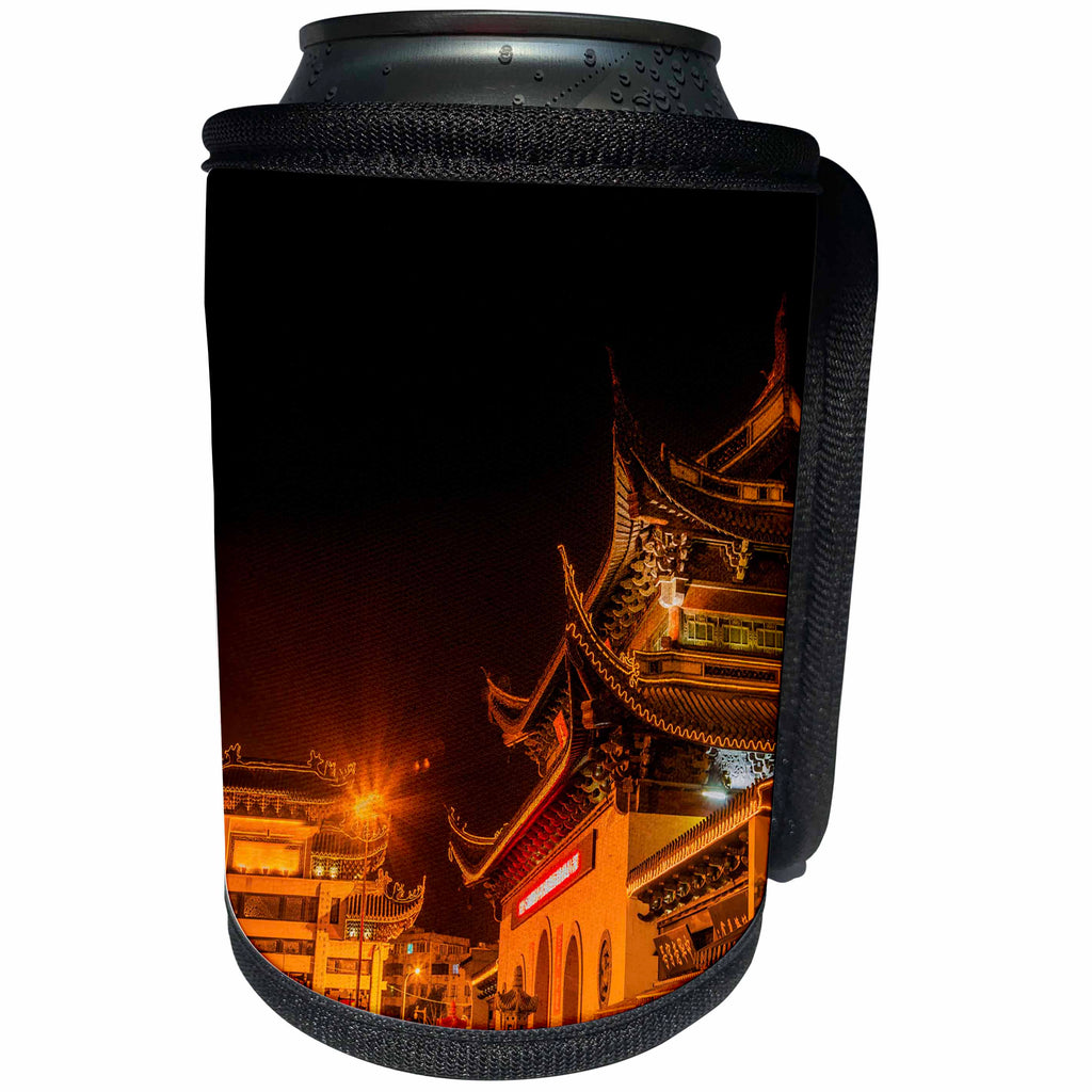 3dRose Danita Delimont - Temples - Entrance Gate to Nanchang Temple,Wuxi, Jiangsu Province, China. - Can Cooler Bottle Wrap (cc_257132)