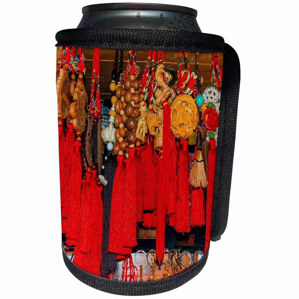 3dRose Danita Delimont - Markets - Chinese decorative Souvenirs, Shanghai, China - Can Cooler Bottle Wrap (cc_257150)