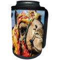 3dRose Danita Delimont - Camels - Decorated Camel, Diwali Festival of Lights, Udaipur, Rajasthan, India. - Can Cooler Bottle Wrap (cc_257189)