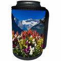 3dRose Danita Delimont - Flowers - Flowers at Lake Louise, Banff National Park, Alberta, Canada - Can Cooler Bottle Wrap (cc_257439)