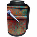 3dRose Danita Delimont - Abstracts - Rusty old truck details near Salmo, B.C., Canada - Can Cooler Bottle Wrap (cc_257458)