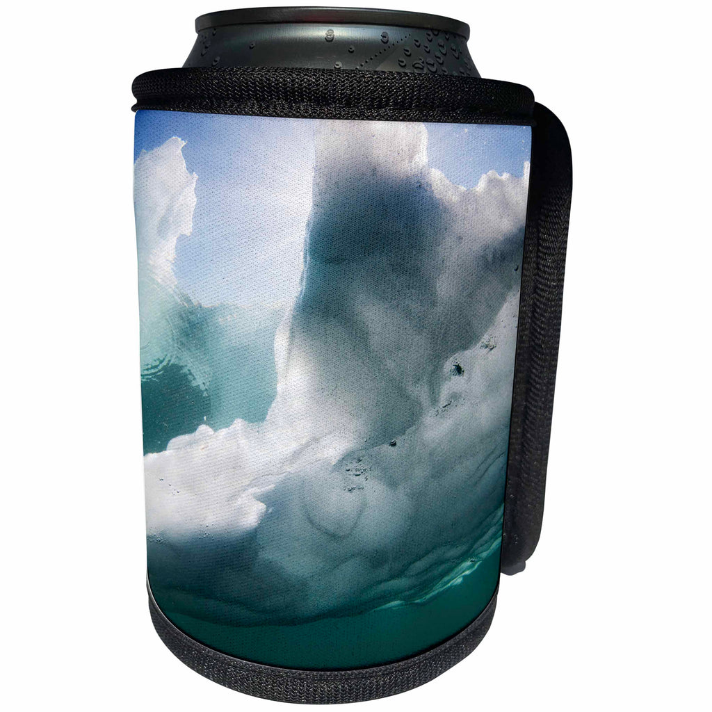 3dRose Danita Delimont - Icebergs - Canada, Nunavut Territory, Underwater view of melting iceberg. - Can Cooler Bottle Wrap (cc_257536)