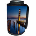 3dRose Danita Delimont - Lighthouses - Podersdorf am See on the shore of Lake Neusiedl, Burgenland, Austria - Can Cooler Bottle Wrap (cc_257561)