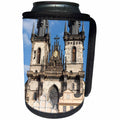 3dRose Danita Delimont - Churches - Europe, Czech Republic, Prague. Tyn Church spires close-up. - Can Cooler Bottle Wrap (cc_257568)