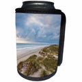 3dRose Danita Delimont - Beaches - Denmark, Jutland, Danish Riviera, Hvide Sande, coastal dunes at sunset - Can Cooler Bottle Wrap (cc_257597)