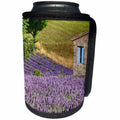 3dRose Danita Delimont - Agriculture - France, Provence. Lavender fields near a home. - Can Cooler Bottle Wrap (cc_257619)