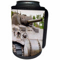 3dRose Danita Delimont - Weapons - World War II tank at Omaha Beach, Normandy, France - Can Cooler Bottle Wrap (cc_257637)