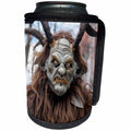 3dRose Danita Delimont - People - Grimacing demon at Krampuslauf, Munich, Germany - Can Cooler Bottle Wrap (cc_257640)