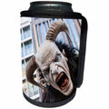 3dRose Danita Delimont - People - Screaming demon at Krampuslauf, Munich, Germany - Can Cooler Bottle Wrap (cc_257645)