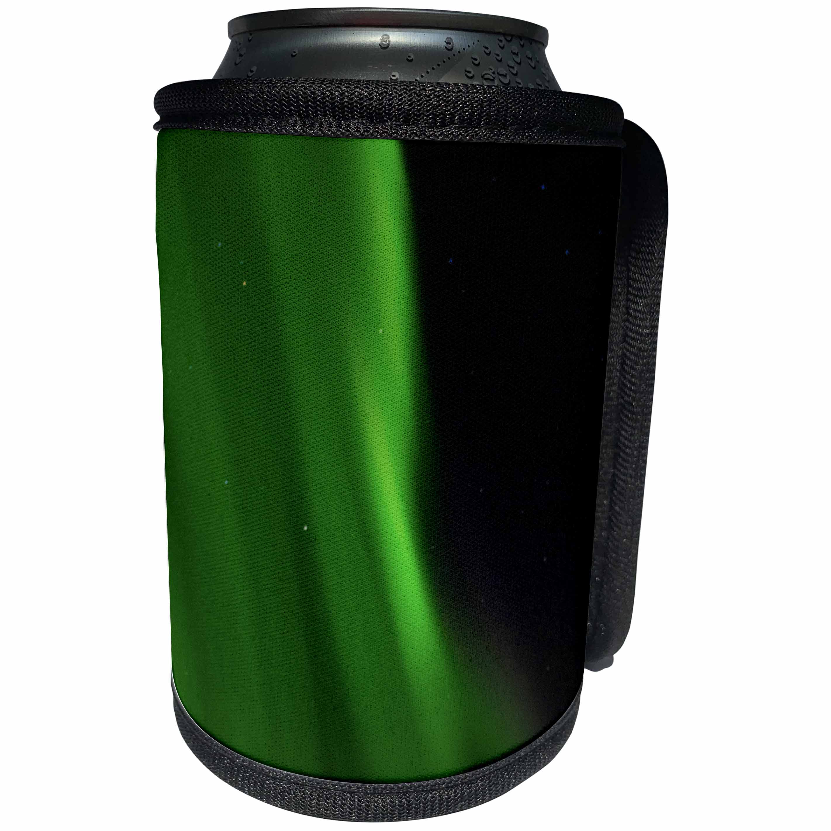 3dRose Danita Delimont - Northern Lights - Northern Lights cover the starry night sky, Reykholt Valley, Iceland - Can Cooler Bottle Wrap (cc_257660)