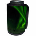 3dRose Danita Delimont - Northern Lights - Northern Lights meander across the sky in winter, near Hofn. Iceland - Can Cooler Bottle Wrap (cc_257694)