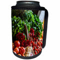 3dRose Danita Delimont - Food - Venice, Italy. Bundle of Herbs, Picante Peppers, onions, and tomatoes - Can Cooler Bottle Wrap (cc_257719)