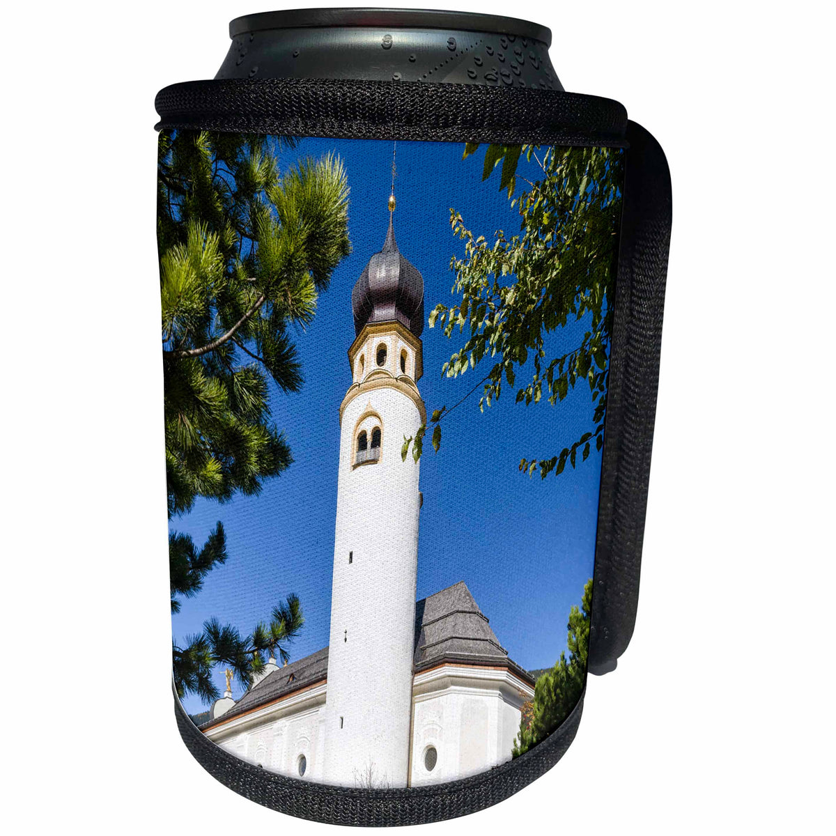 3dRose Danita Delimont - Churches - The parish church of St. Michael, Innichen, San Candido. Italy - Can Cooler Bottle Wrap (cc_257722)