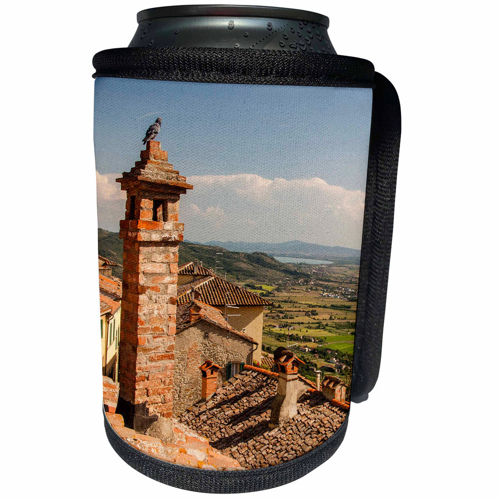 3dRose Danita Delimont - Italy - Cortona. Tuscany, Italy. - Can Cooler Bottle Wrap (cc_257740)