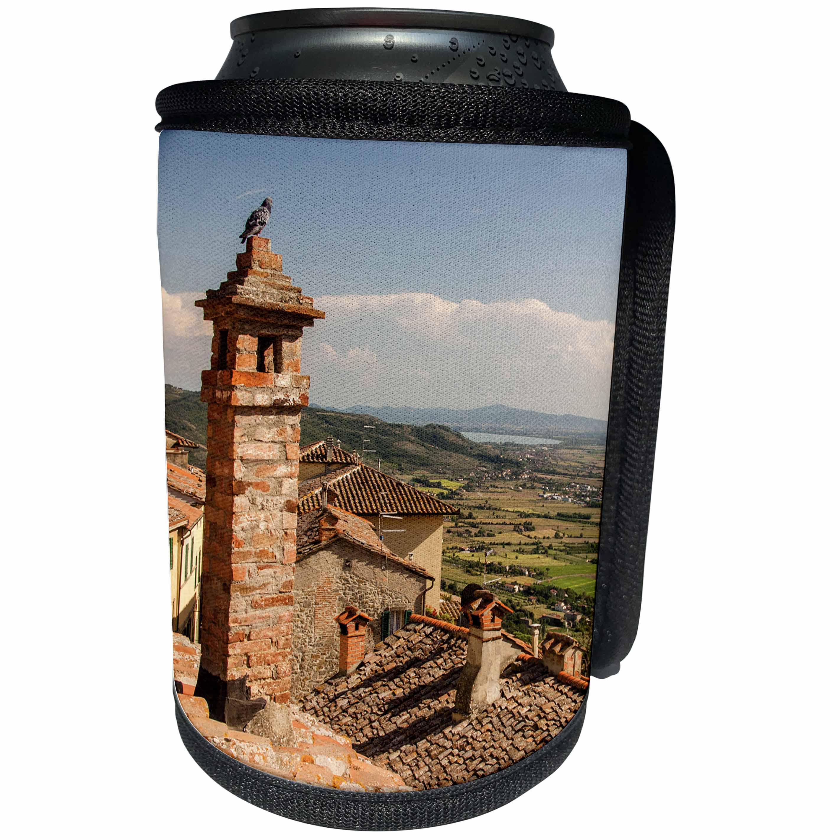 3dRose Danita Delimont - Italy - Cortona. Tuscany, Italy. - Can Cooler Bottle Wrap (cc_257740)