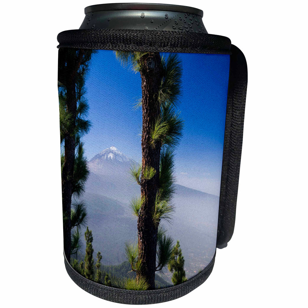 3dRose Danita Delimont - Mountain - Spain, Canary Islands, Valle de la Orotava, Pico del Teide volcano. - Can Cooler Bottle Wrap (cc_257878)