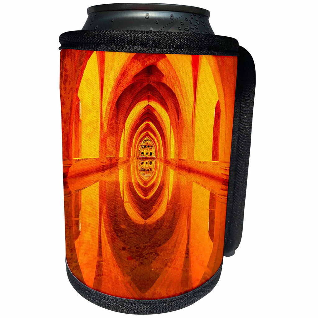 3dRose Can Cooler Bottle Wrap - Danita Delimont - Baths of Lady Maria de Padilla, Alcazar Palace, Seville Spain