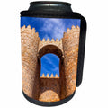 3dRose Danita Delimont - Architecture - Looking up at the Gate Alcazar, Avila, Castile, Spain - Can Cooler Bottle Wrap (cc_257898)