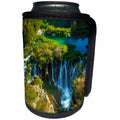3dRose Danita Delimont - Waterfalls - Travertine cascades on the Korana River, Plitvice Lakes NP, Croatia - Can Cooler Bottle Wrap (cc_257908)