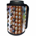 3dRose Danita Delimont - Markets - Macedonia, Ohrid and Lake Ohrid. Strands of pearl-like beads. - Can Cooler Bottle Wrap (cc_257962)