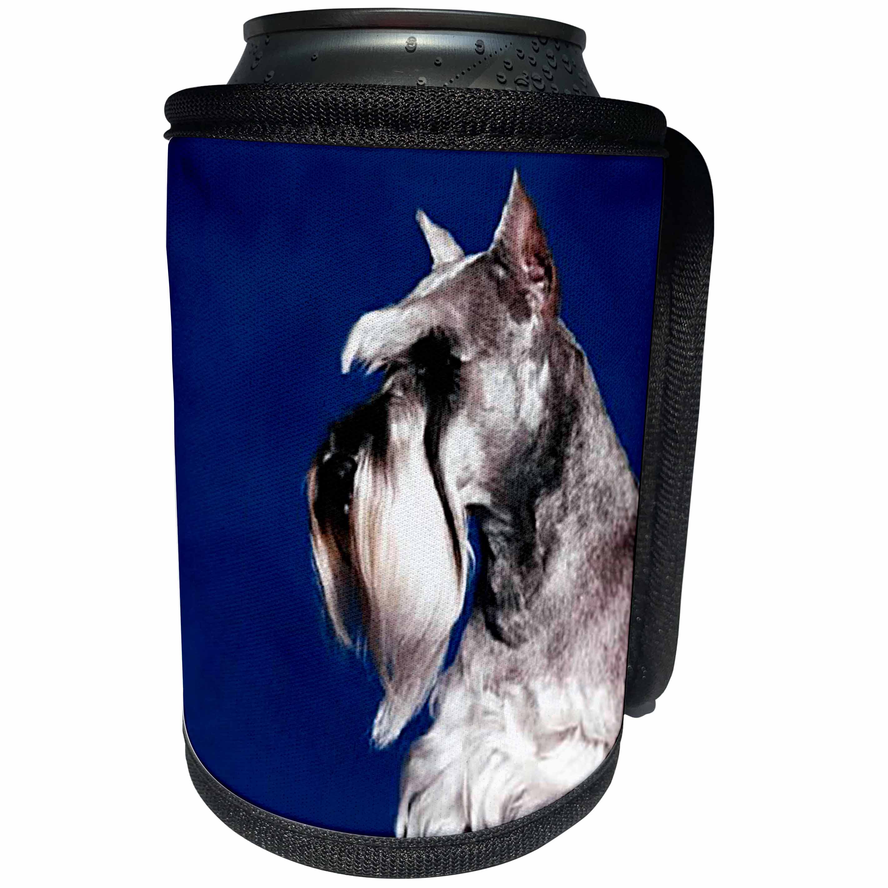 3dRose Dogs Schnauzer - Schnauzer - Can Cooler Bottle Wrap (cc_258)