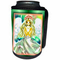 3dRose Susan Brown Designs Angels or Fairies Themes - Angel Princess Anime - Can Cooler Bottle Wrap (cc_25821)