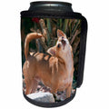 3dRose Danita Delimont - Dogs - Chihuahua looking up, MR - Can Cooler Bottle Wrap (cc_258272)