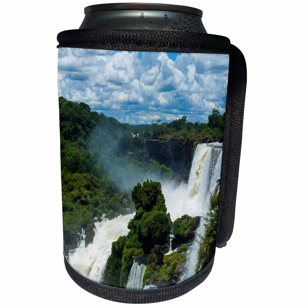 3dRose Danita Delimont - Waterfalls - Unesco World Heritage Site, Iguazu Waterfall, Argentina, South America - Can Cooler Bottle Wrap (cc_258296)
