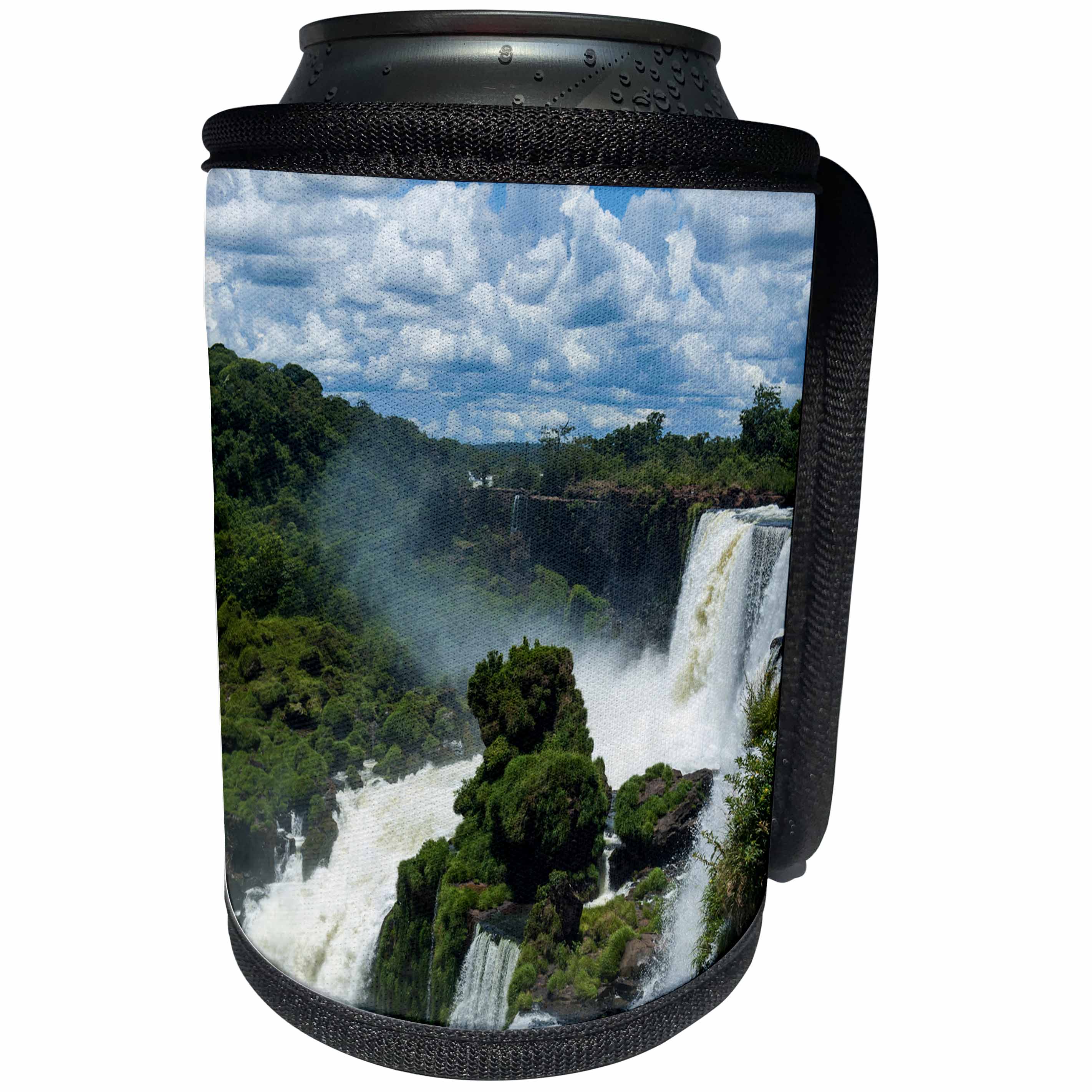 3dRose Danita Delimont - Waterfalls - Unesco World Heritage Site, Iguazu Waterfall, Argentina, South America - Can Cooler Bottle Wrap (cc_258296)