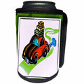 3dRose Susan Brown Designs General Themes - Going on a Road Trip - Can Cooler Bottle Wrap (cc_25838)