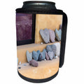 3dRose Danita Delimont - Love - Mexico, Baja California Sur, Sea of Cortez. Whimsical heart rocks. - Can Cooler Bottle Wrap (cc_258512)