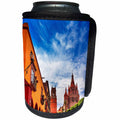 3dRose Danita Delimont - Cities - Parroquia Archangel Church in a Square, San Miguel de Allende, Mexico - Can Cooler Bottle Wrap (cc_258541)