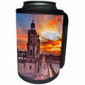 3dRose Danita Delimont - Cities - Metropolitan Cathedral at sunrise, Zocalo, Mexico City, Mexico - Can Cooler Bottle Wrap (cc_258543)