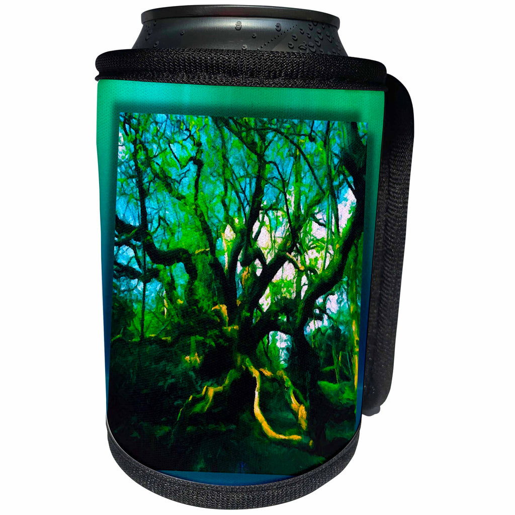 3dRose Susan Brown Designs Nature Themes - Trees and Branches - Can Cooler Bottle Wrap (cc_25874)