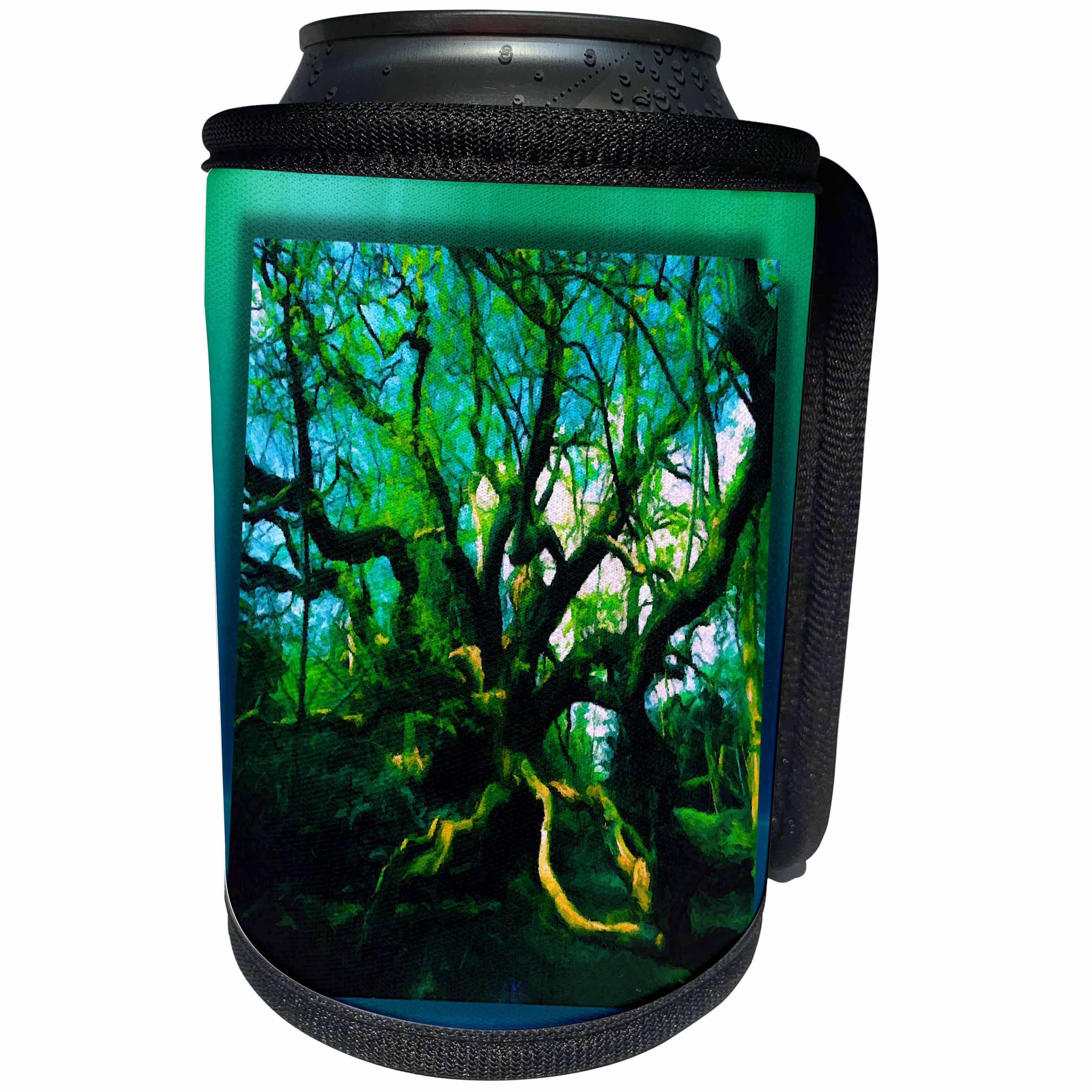 3dRose Susan Brown Designs Nature Themes - Trees and Branches - Can Cooler Bottle Wrap (cc_25874)