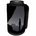 3dRose Danita Delimont - People - Navajo Indian Guide, Teardrop Arch, Monument Valley, Arizona, USA - Can Cooler Bottle Wrap (cc_258740)