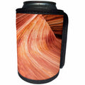 3dRose Danita Delimont - Abstracts - The Wave rock formation, Paria-Vermilion Cliffs Wilderness, Arizona - Can Cooler Bottle Wrap (cc_258754)