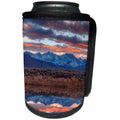 3dRose Danita Delimont - Sunsets - California, Owens Valley. Sierra Crest from Buckley Ponds at sunset. - Can Cooler Bottle Wrap (cc_258828)