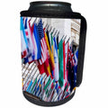 3dRose Danita Delimont - Flags - International flags waving in the wind, San Francisco, California, USA - Can Cooler Bottle Wrap (cc_258856)