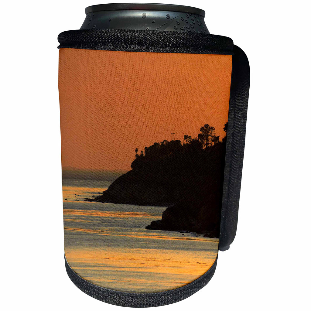 3dRose Danita Delimont - Sunsets - USA, California, Central Coast, El Capitan State Beach at sunset. - Can Cooler Bottle Wrap (cc_258868)