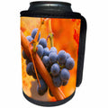 3dRose Danita Delimont - Vineyards - California, Napa Valley, dew on cabernet grapes in autumn vineyard - Can Cooler Bottle Wrap (cc_258871)